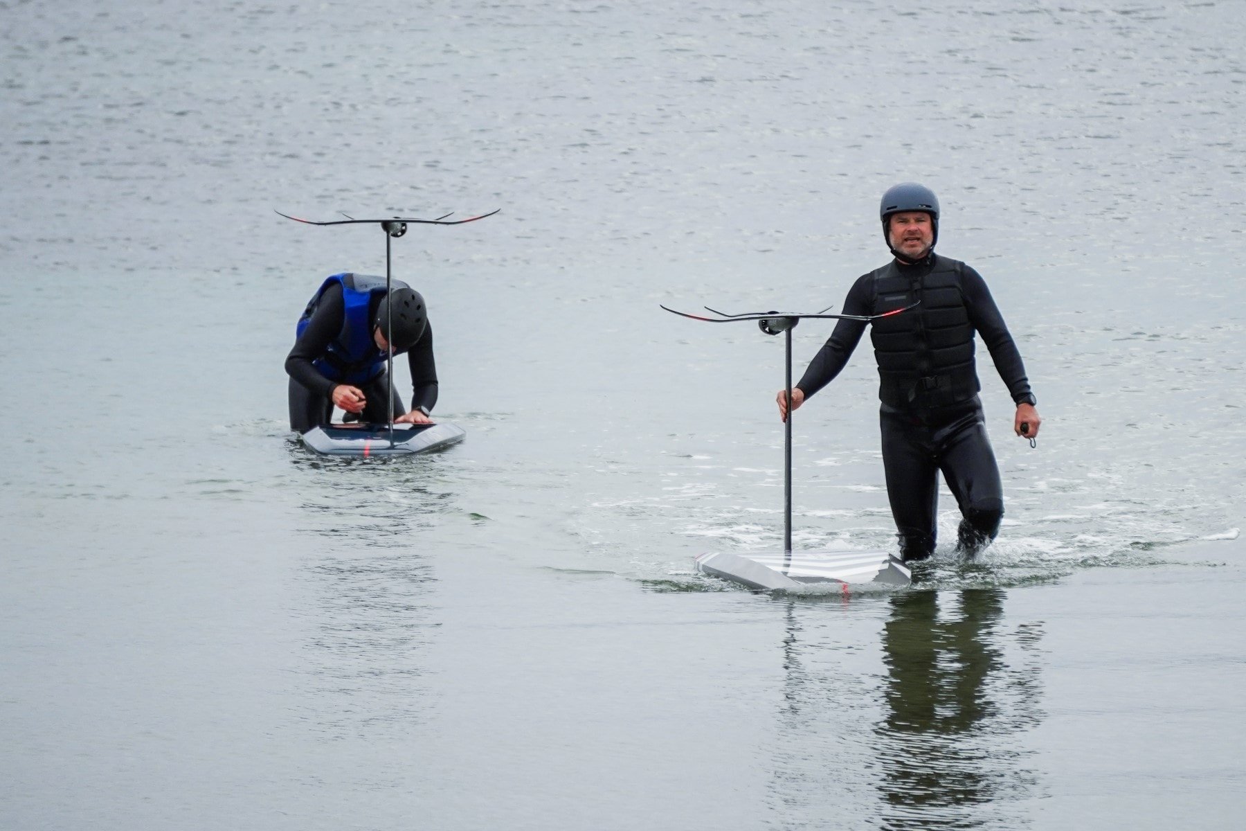 Audi Aerofoil E Tron Foil Sliding Out Of Water
