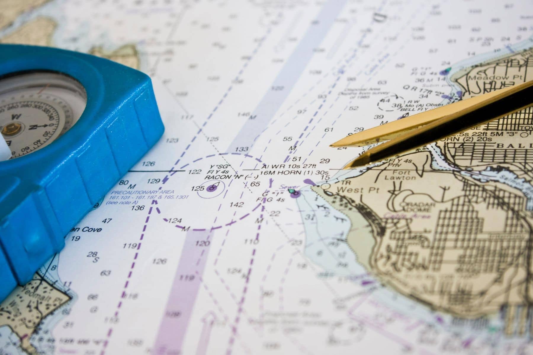 Boat Storage Nautical Chart