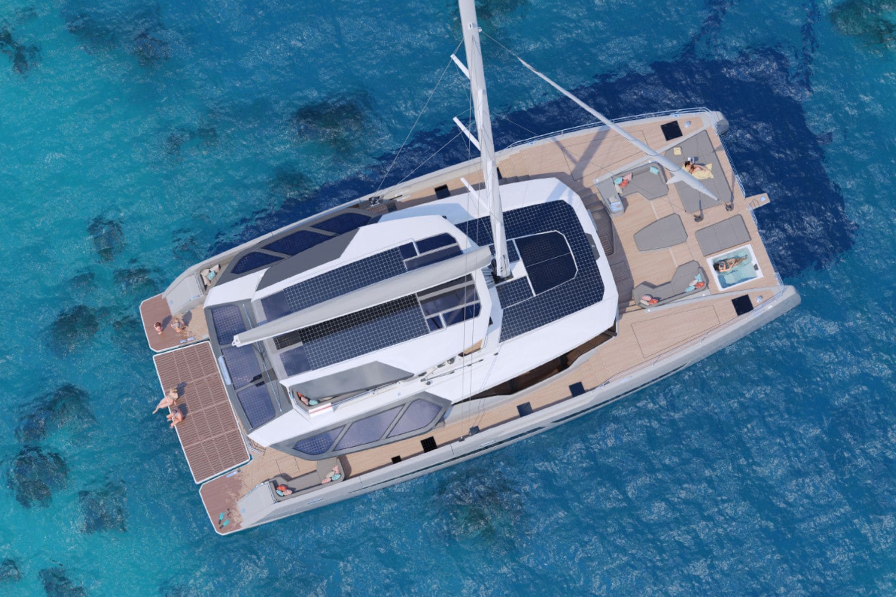 Fountaine Pajot 80 Catamaran Superyacht Top