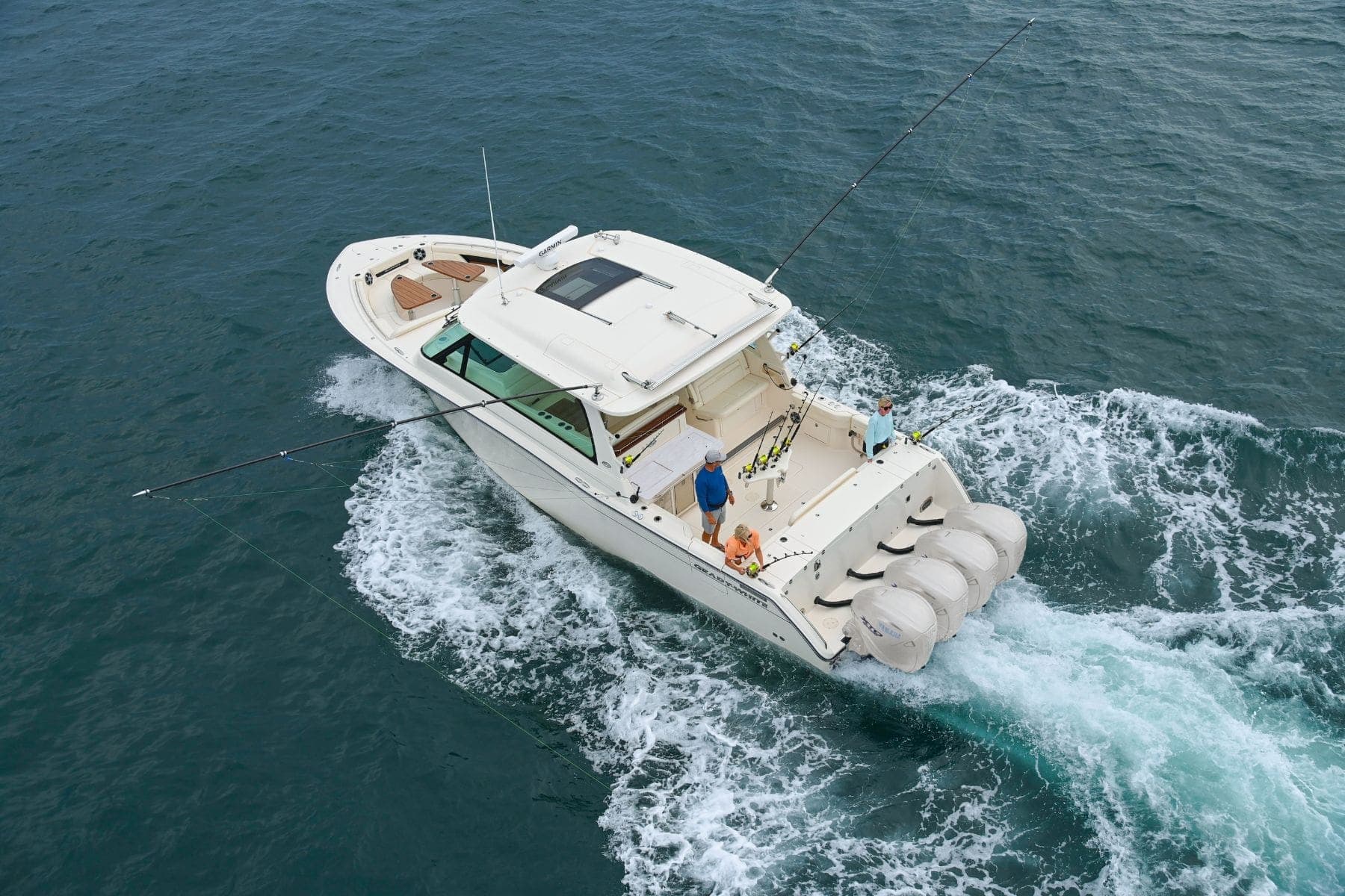 Grady White Freedom 415 Dual Console Aerial
