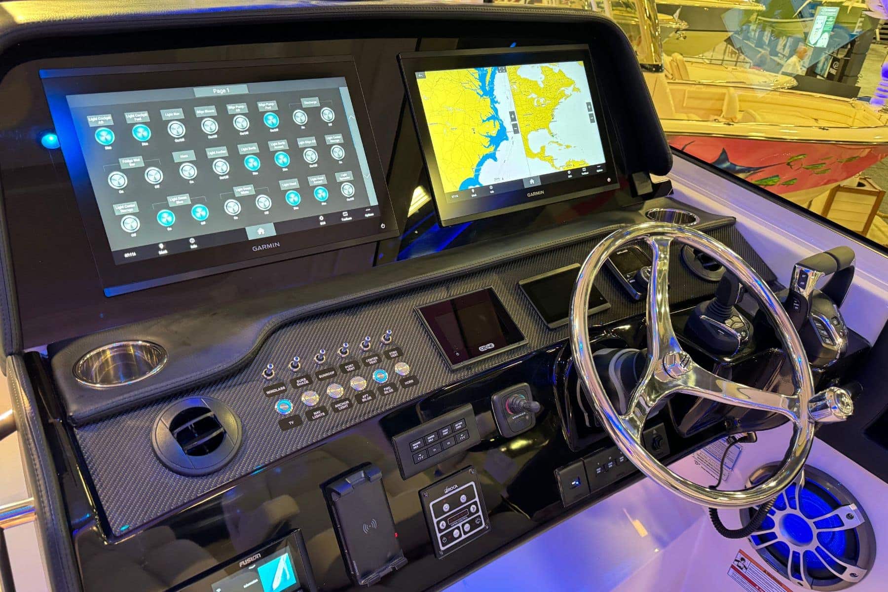 Grady White Freedom 415 Dual Console Dashboard