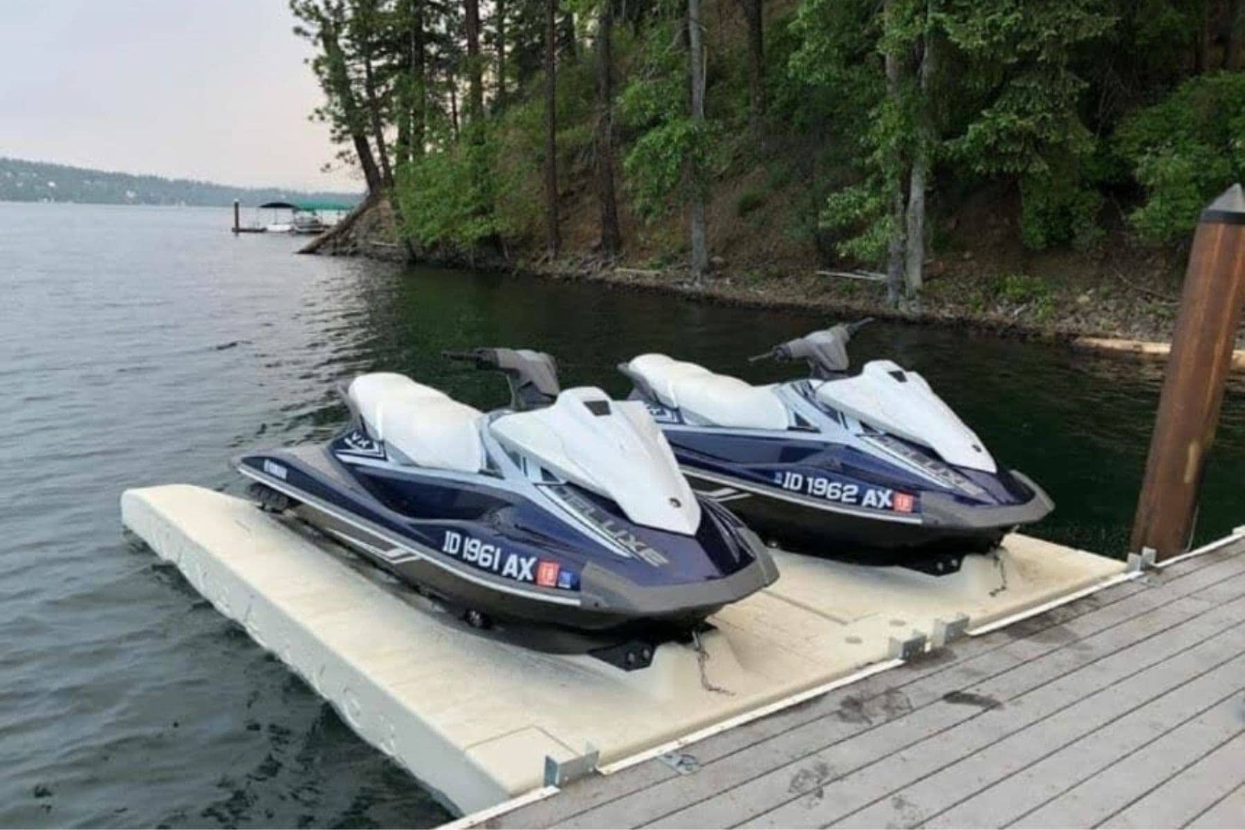 Jet Ski Floating Dock Two Jetski