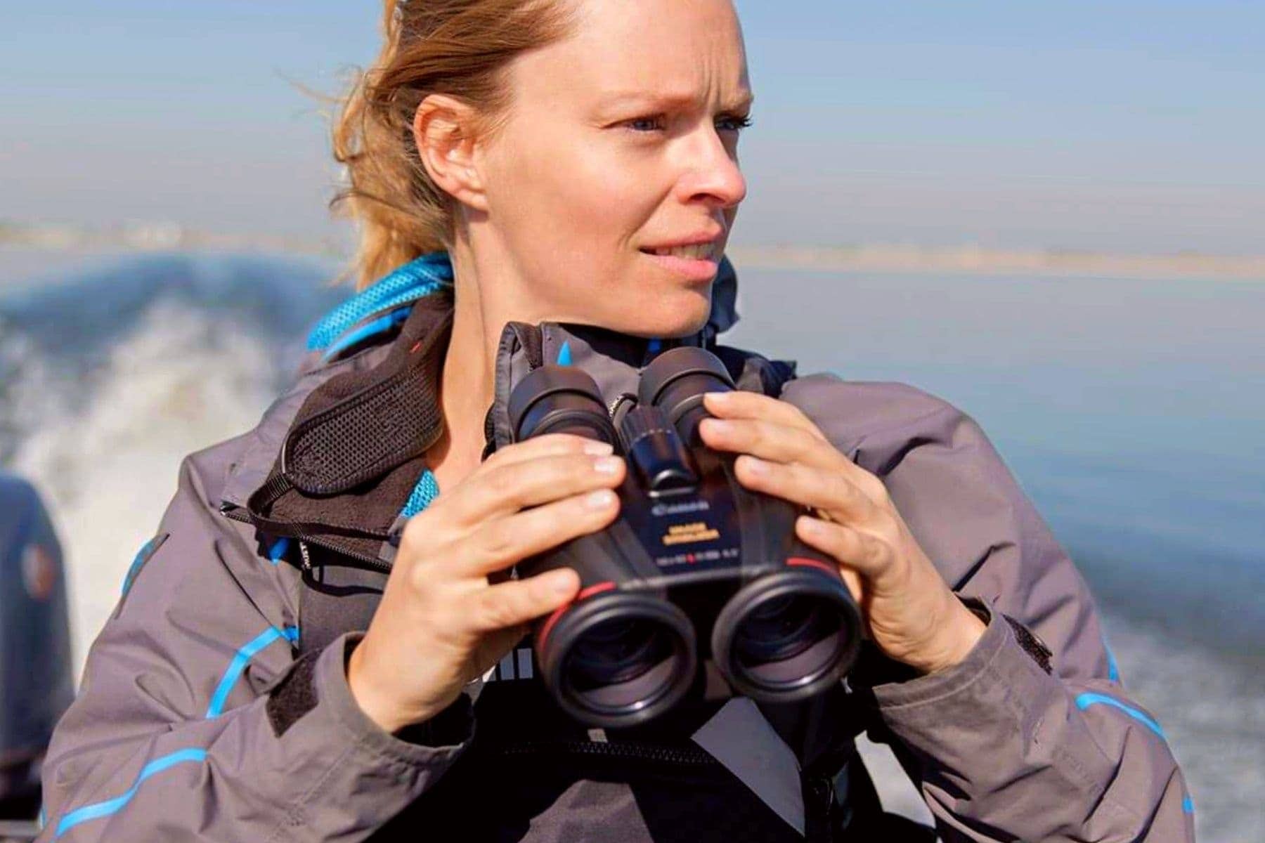 Marine Binoculars At Sea