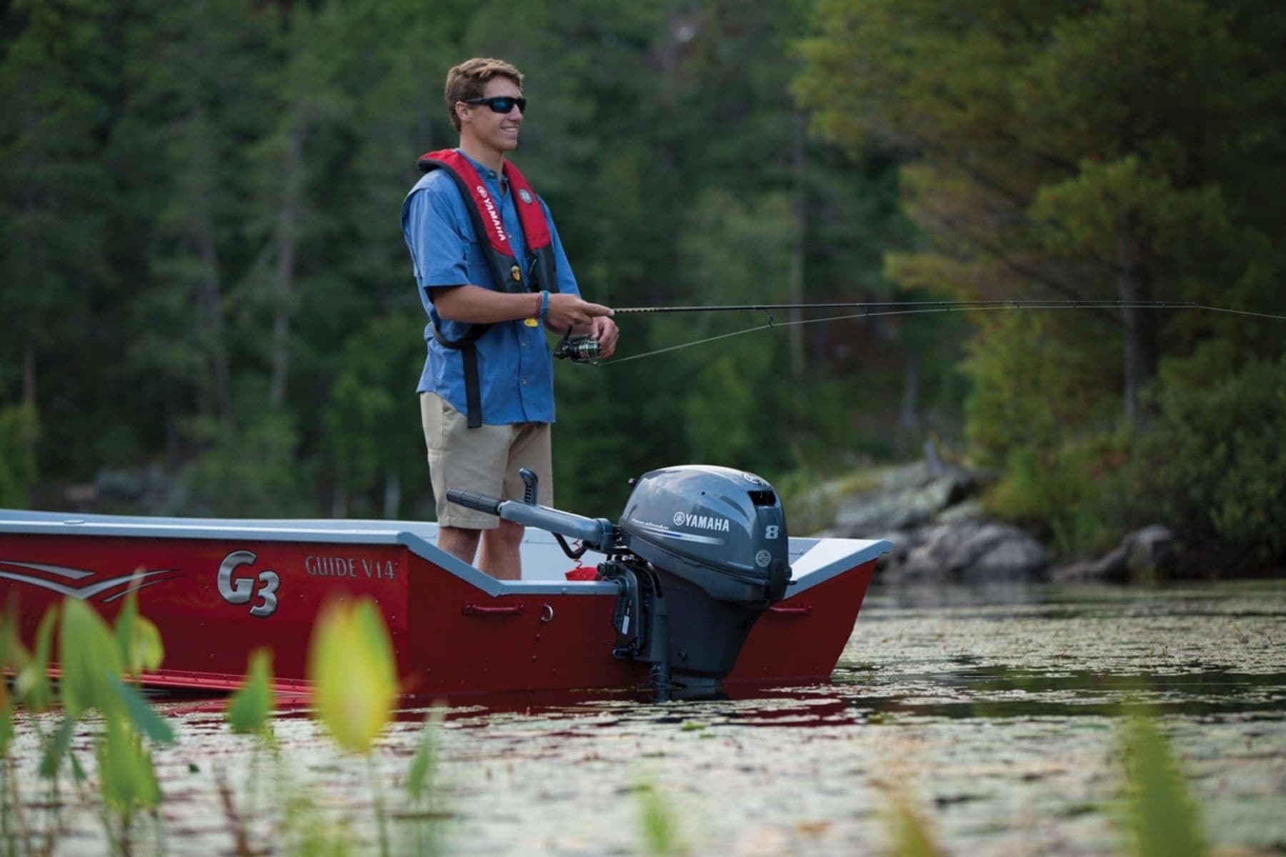 Outboard Motors Guy Fishing