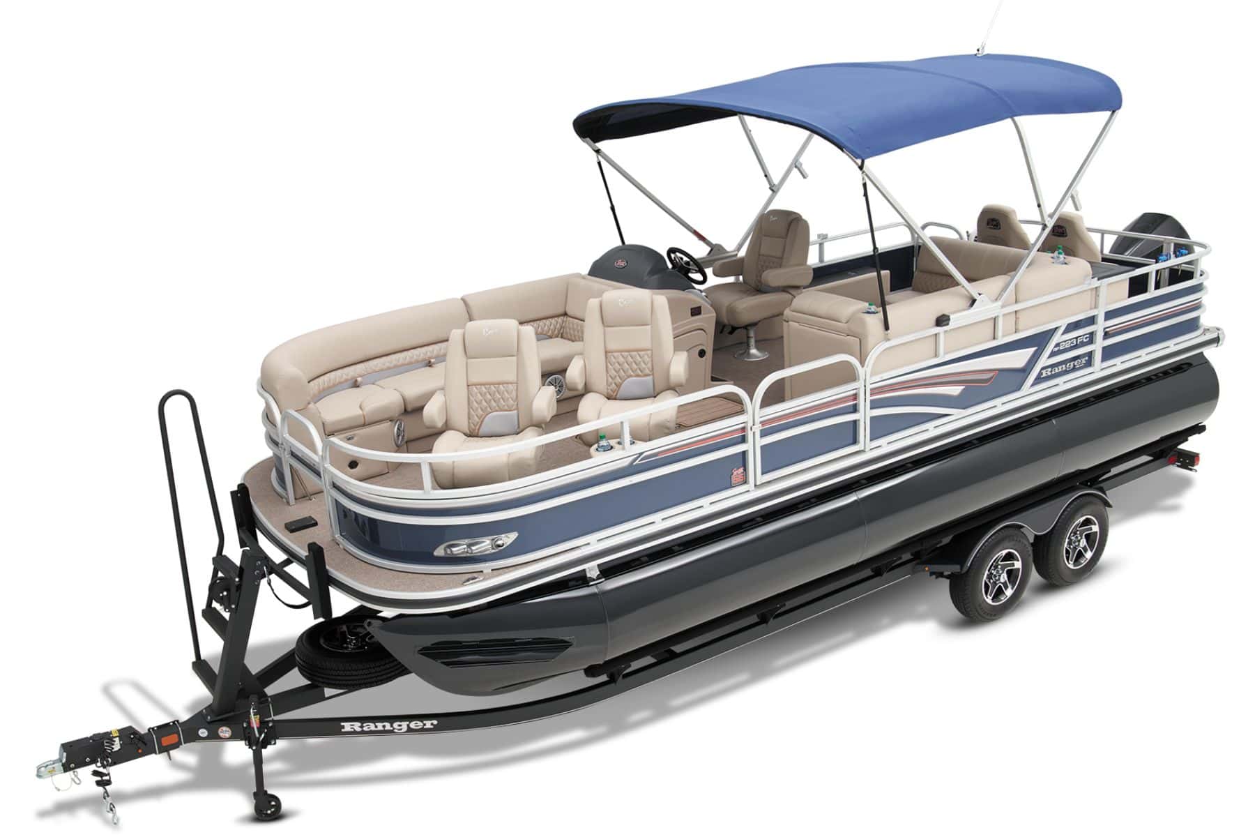 Pontoon Boat For Fishing And Cruising