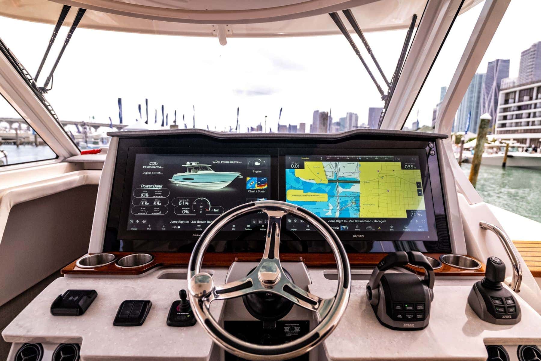 Regal 38 Surf helm station