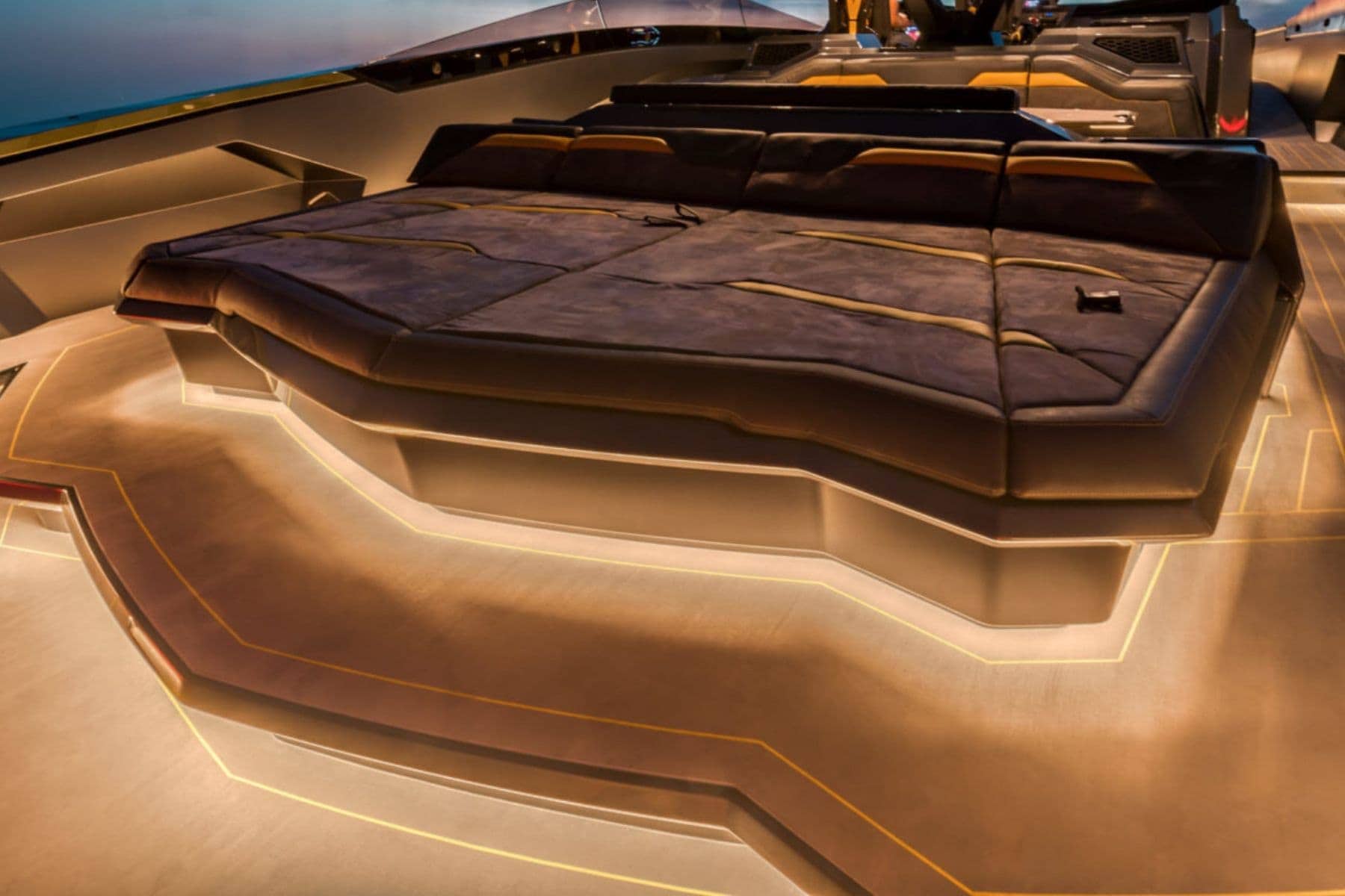 Tecnomar Lamborghini 63 Yacht Engine