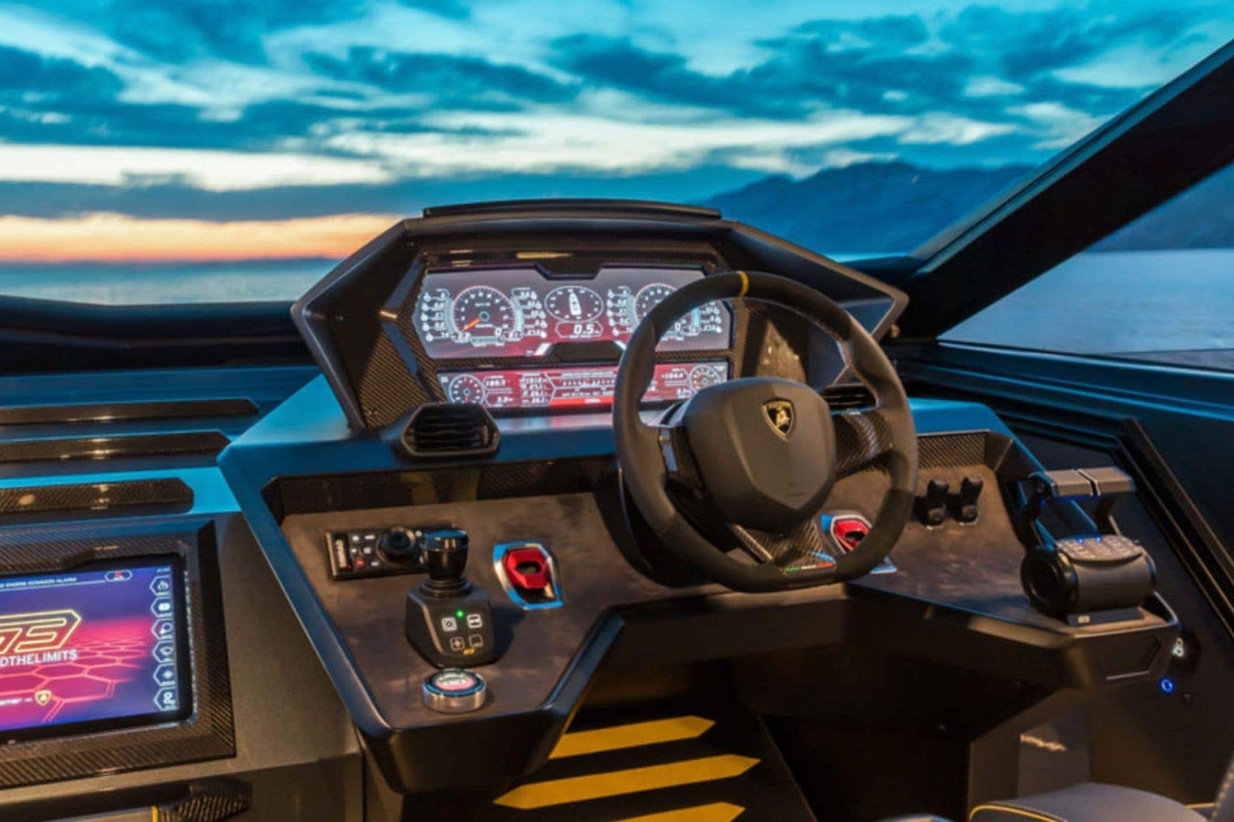 Tecnomar Lamborghini 63 Yacht Steering Wheel