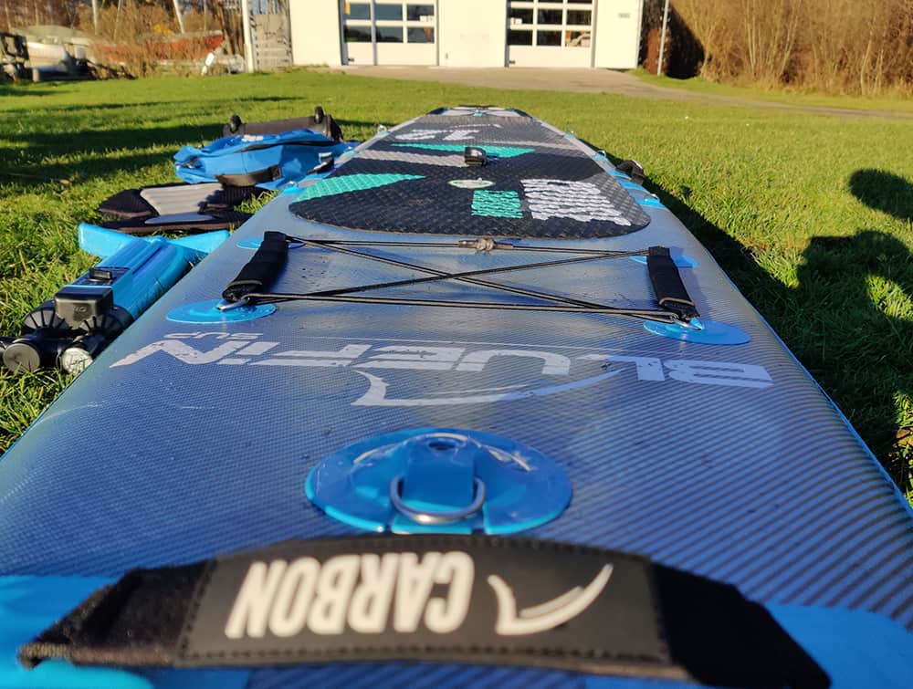 Bluefin Cruise Carbon 12 Paddle Board Close Up Photo