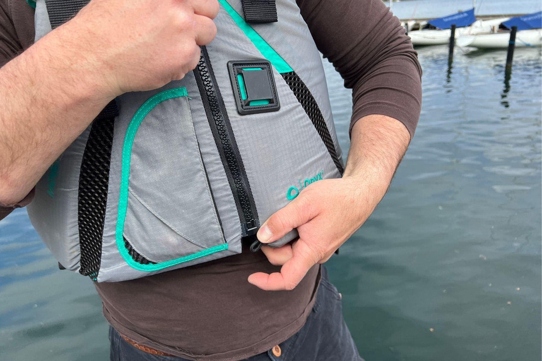 Gettign On The Onyx Movevent Dynamic Life Vest