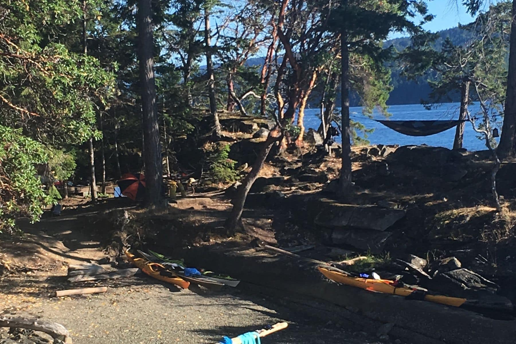 Kayak Camping Campsite