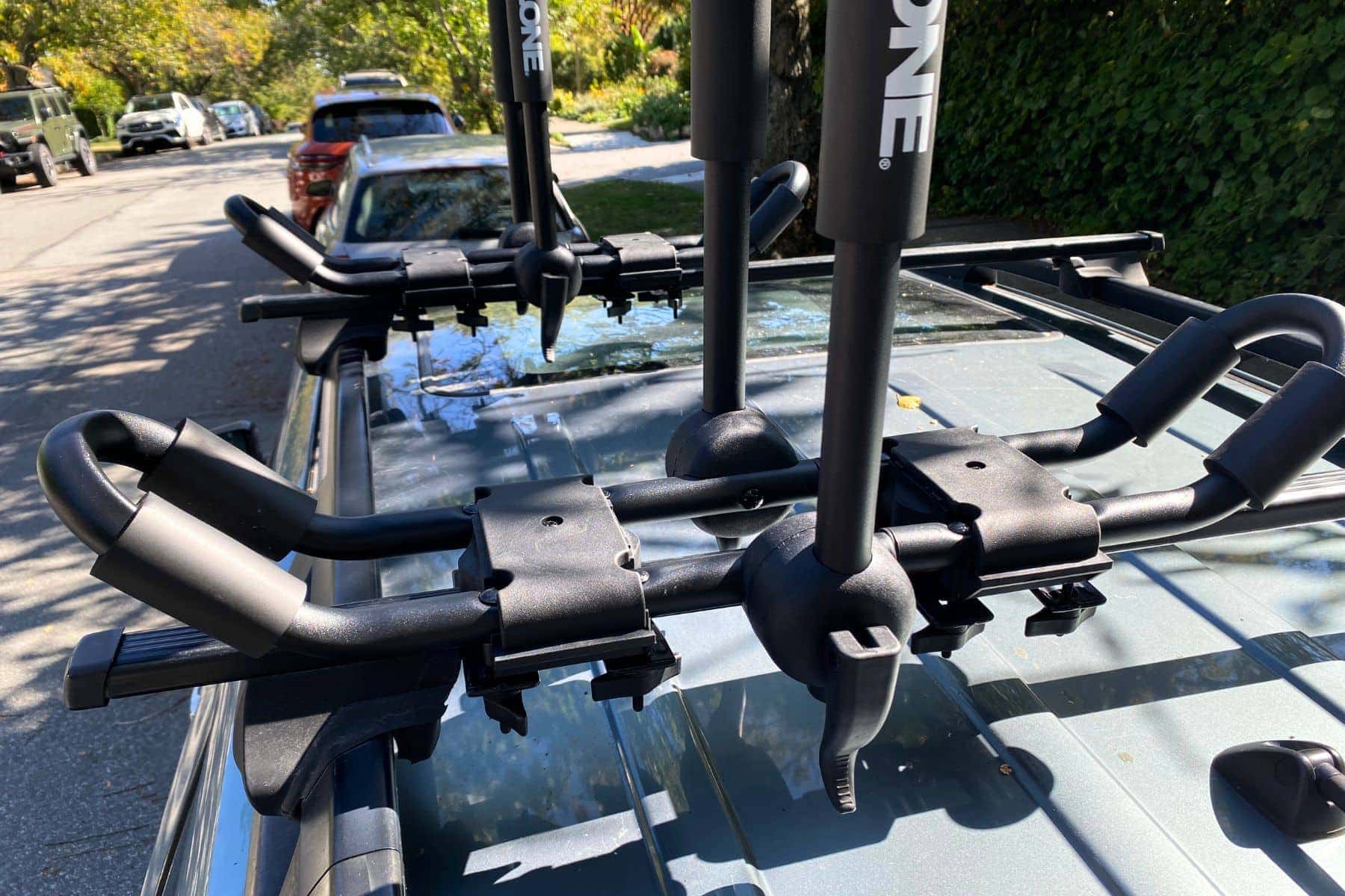 Malone Foldaway 5 Kayak Rack Complete Set Up