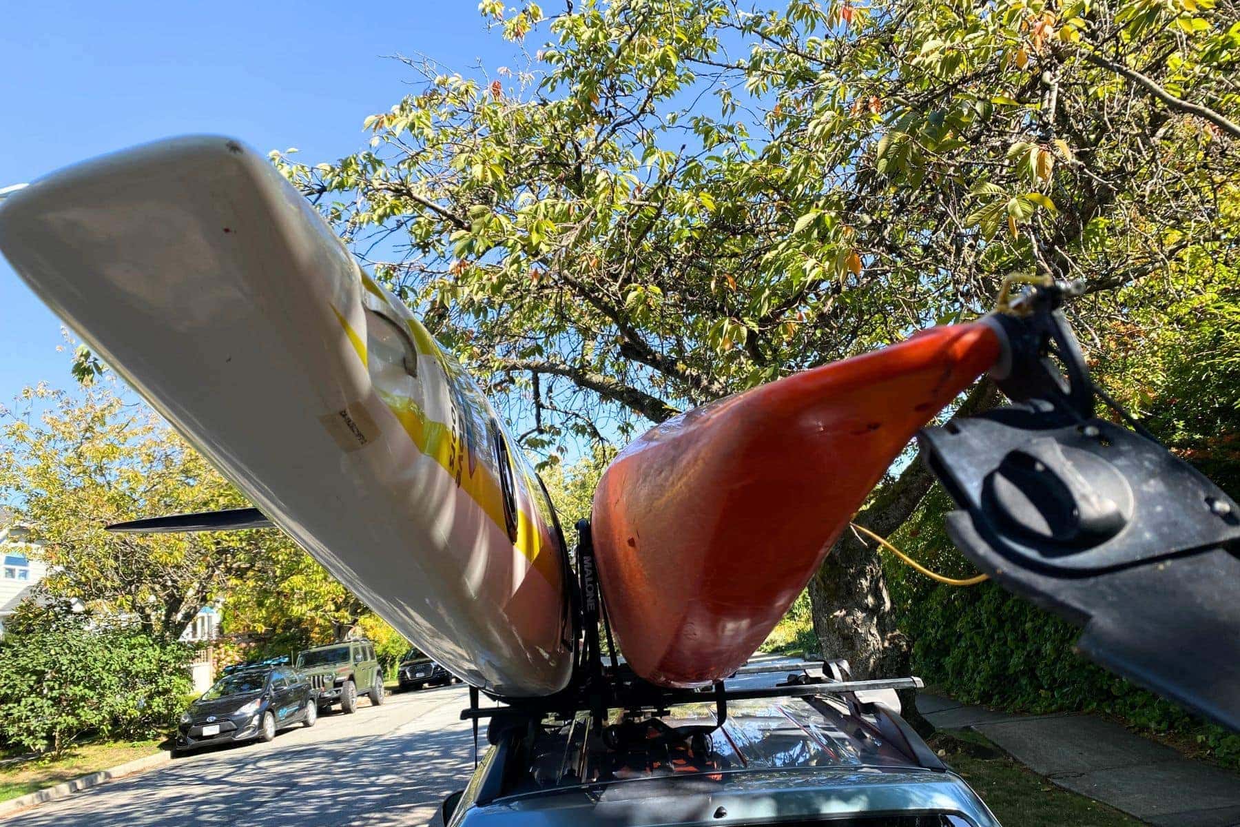 Malone Foldaway 5 Kayak Rack Two Kayak