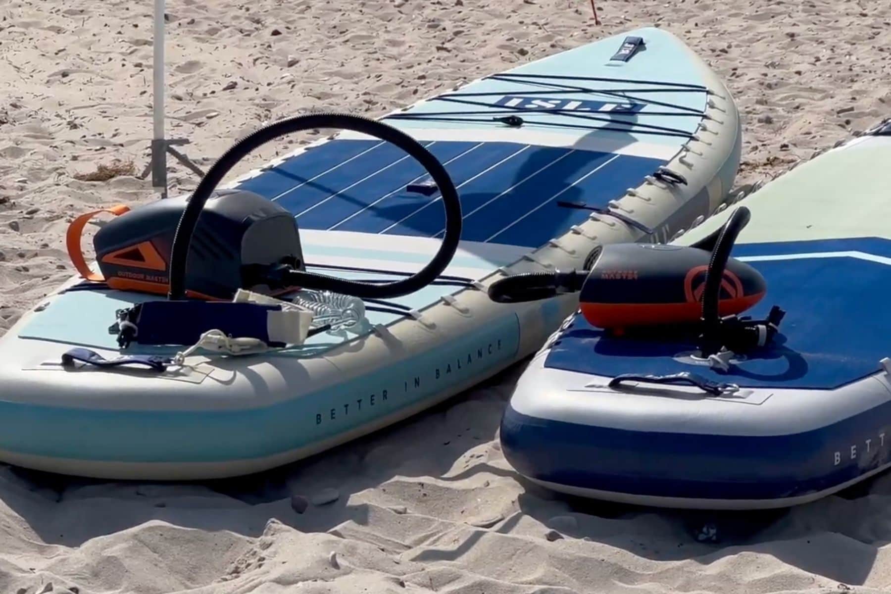 Outdoormaster Shark 2s Shark 3 Two Pumps Close