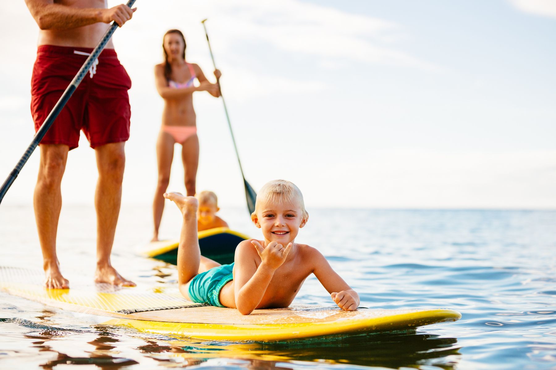 Paddle Boarding with Kids
