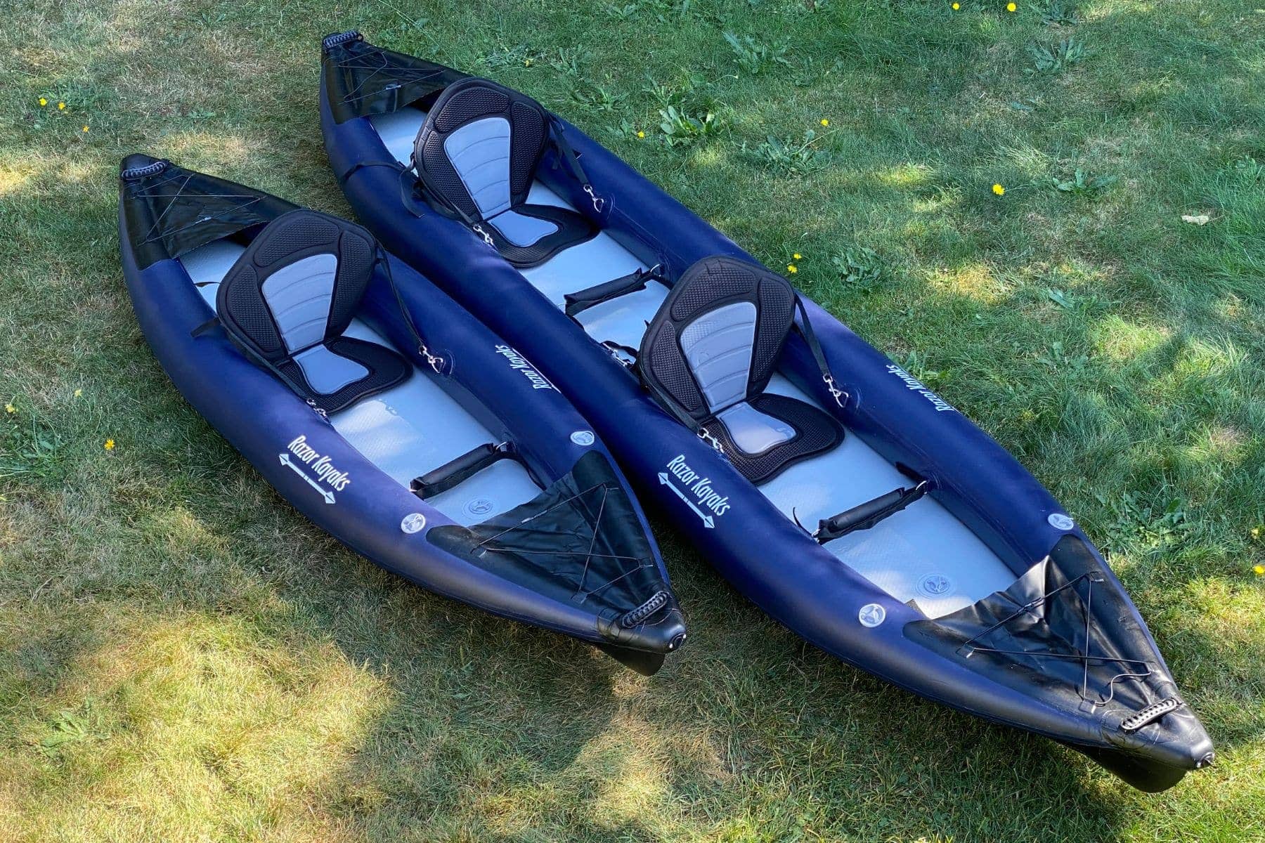 Razor Kayaks R1 Ultra Happy Two Kayaks