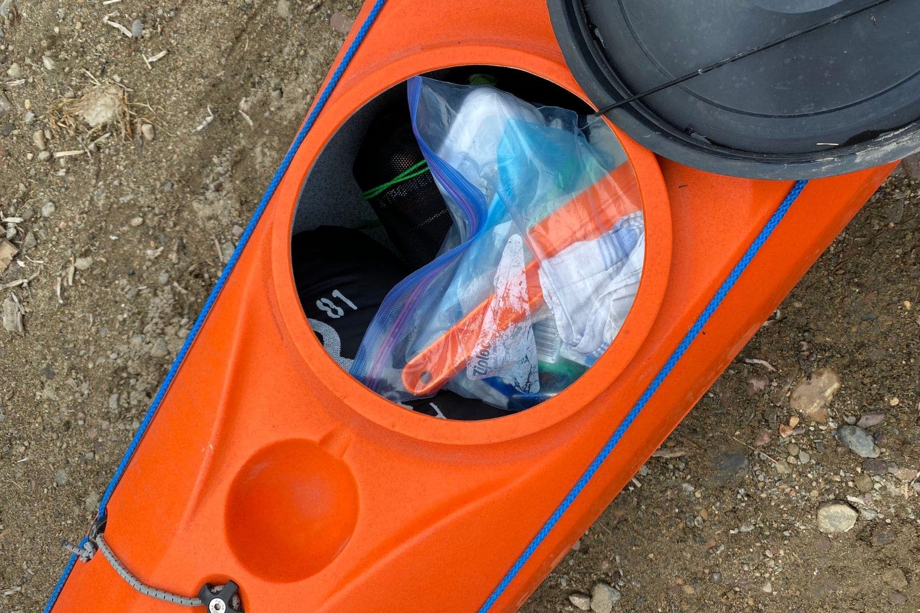 Sea Touring Kayaks Storage Compartment
