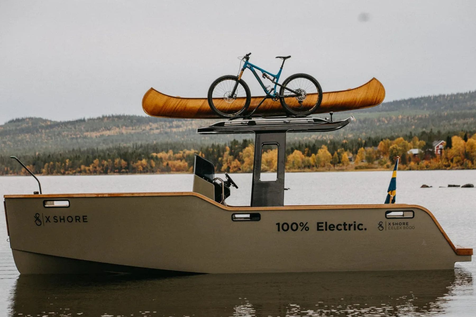 X Shore Eelex 8000 Electric Boat Rack